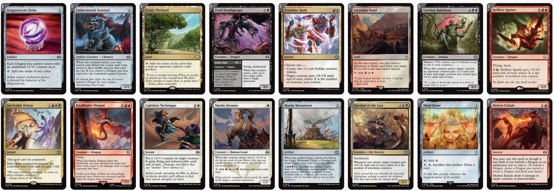 MTG Magic the Gathering Commander Deck - Kaalia of the Vast (Dragon Tribal)