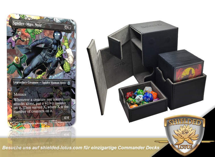 MTG Magic the Gathering Commander Deck - Spider-Man Noir (Pauper Mono Black)