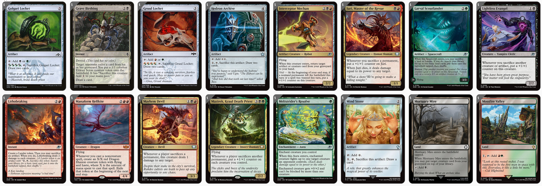 mtg korvold commander deck MTG Magic the Gathering Commander Deck