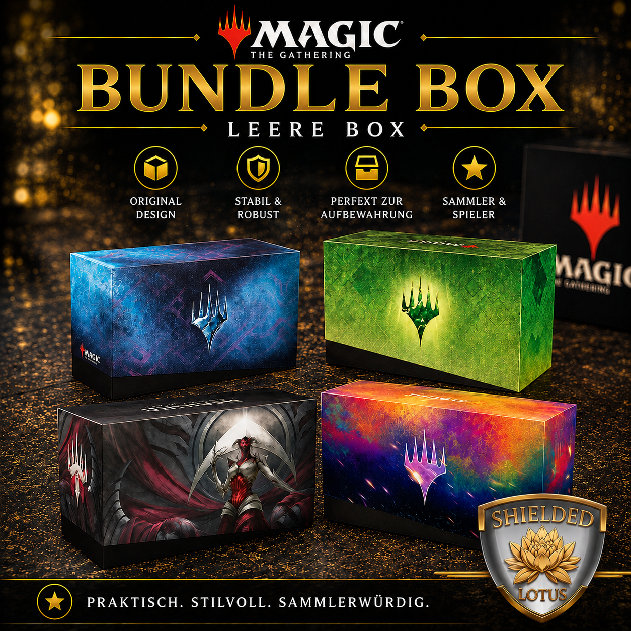 magic the gathering aufbewahrung Shielded Lotus: Leere 