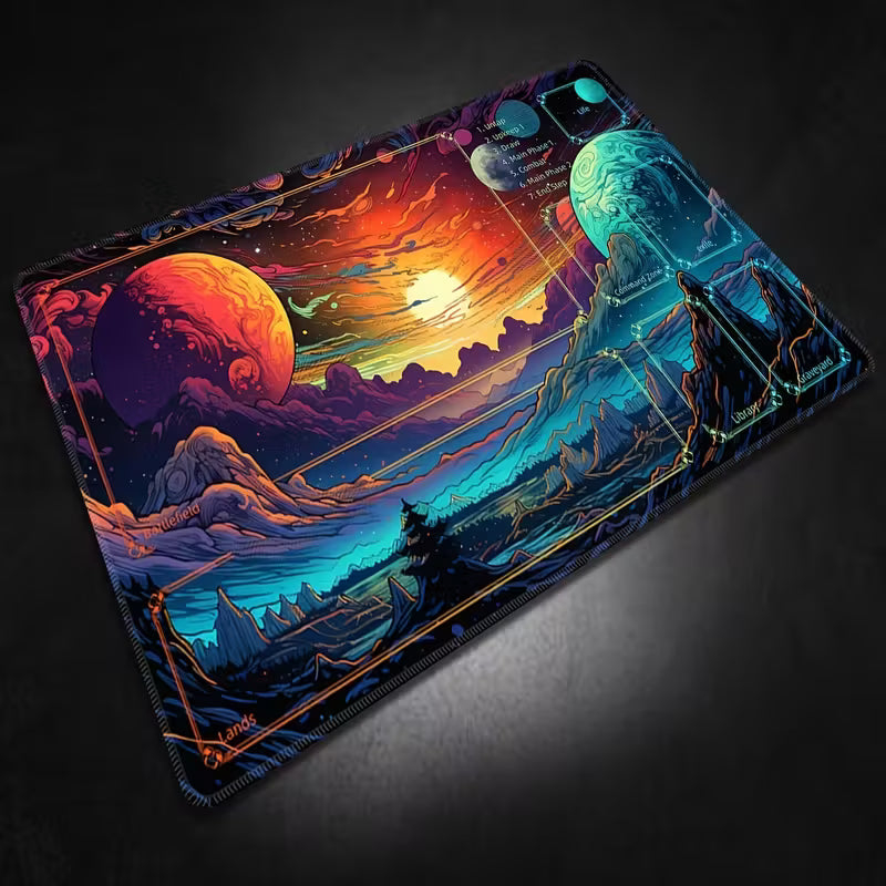 Shielded Lotus - Magic the Gathering Spielmatte verschiedene Motive (ca. 60 x 35 cm)