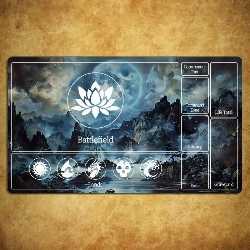 Shielded Lotus - Magic the Gathering Spielmatte verschiedene Motive (ca. 60 x 35 cm)