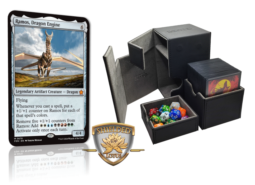 mtg ramos dragon engine commander deck Magic the Gathering Variation:Regular Type_Binder Dragon Engine for each Shiva (XVI) - Hidden