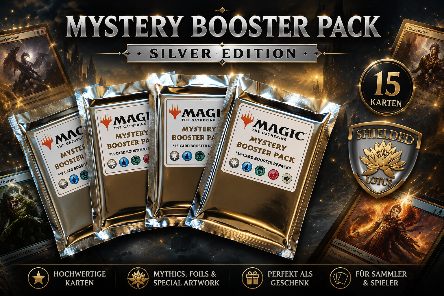 MTG Magic the Gathering Mystery Booster Pack *SILVER* Edition