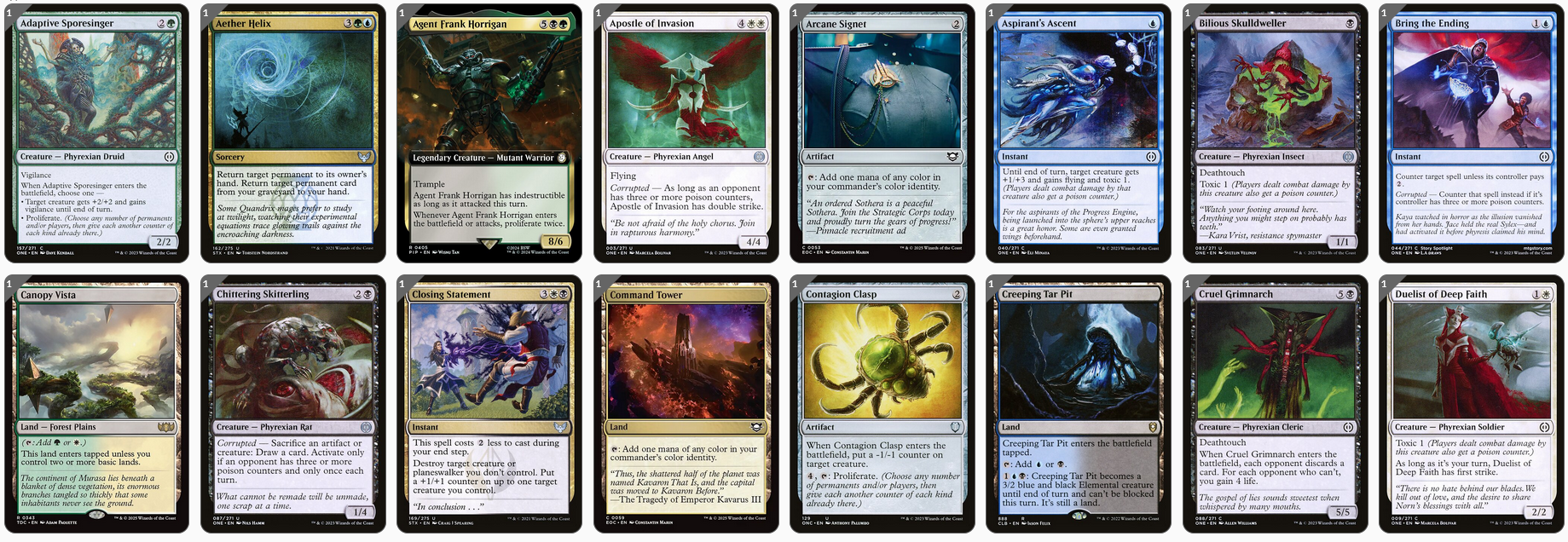 MTG Magic 100-Karten Commander Deck - Atraxa, Praetor's Voice (Poison, Infect)