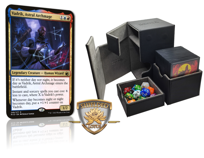 MTG Magic 100-Karten Commander Deck - Vadrik (Zauberer, Wizard) Blau/Rot