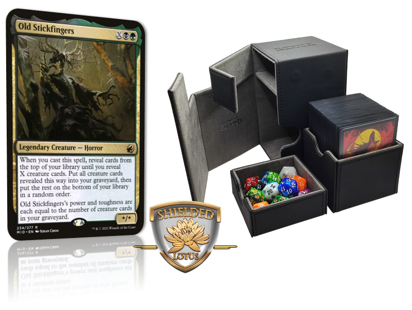 MTG Magic 100-Karten Commander Deck - Old Stickfingers (Friedhof) Grün/Schwarz