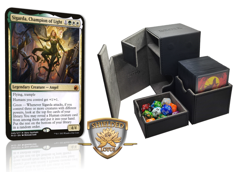 MTG Magic 100-Karten Commander Deck - Sigarda (Mensch, Engel) Grün/Weiß