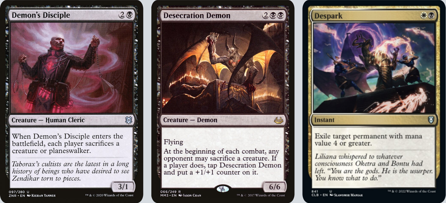 MTG Magic 100-Karten Commander Deck - Athreos God of Passage (Shadowborn Apostle, Demons)