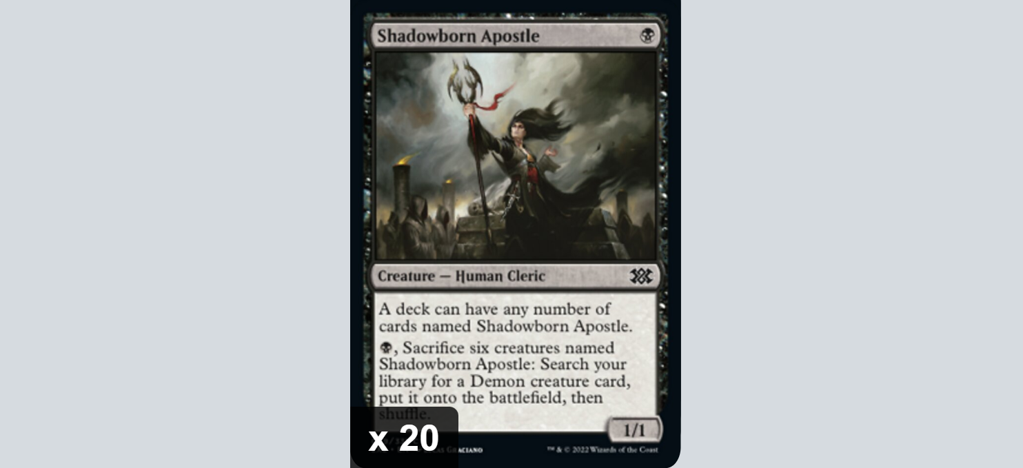 MTG Magic 100-Karten Commander Deck - Athreos God of Passage (Shadowborn Apostle, Demons)