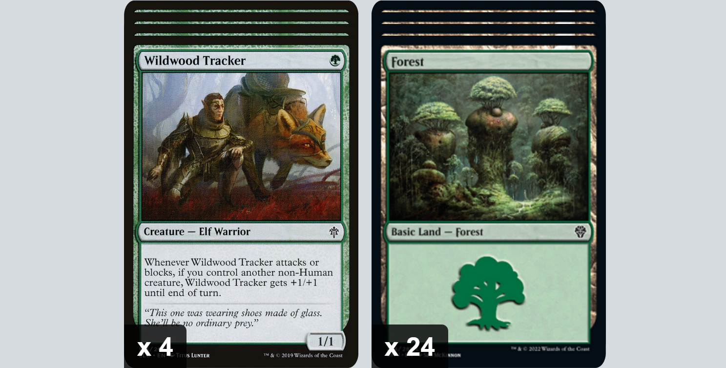 MTG Magic the Gathering 60 Karten Battle Deck - Yorvo, Lord of Garenbrig (Mono Green)