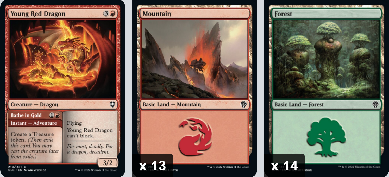 MTG Magic 100-Karten Commander Deck -  Wulfgar of Icewind Dale (Starter Deck)