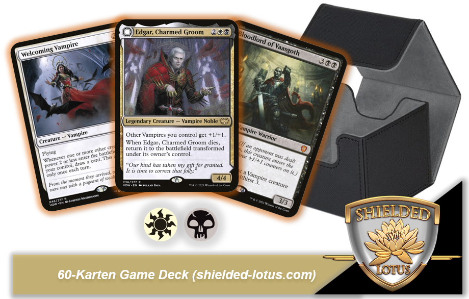 MTG Magic the Gathering 60 Karten Deck - Edgar, Charmed Groom (Welcoming Vampire)