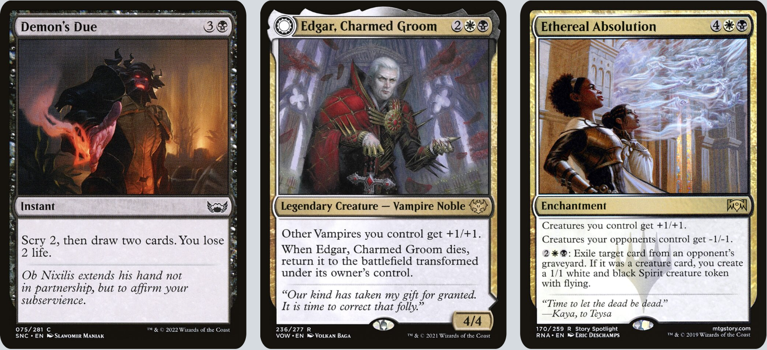 MTG Magic the Gathering 60 Karten Deck - Edgar, Charmed Groom (Welcoming Vampire)