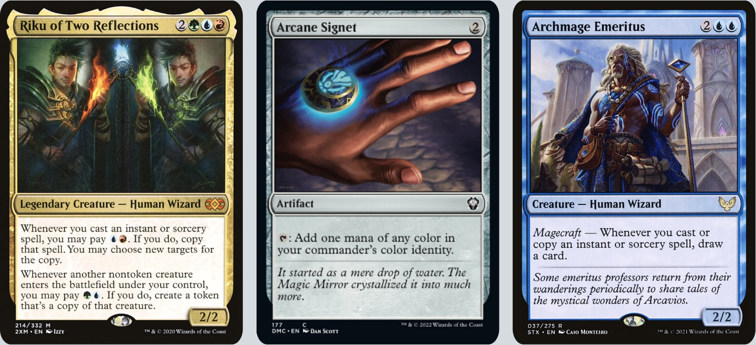 MTG Magic the Gathering Commander Deck - Riku of Two Reflections (Clones)