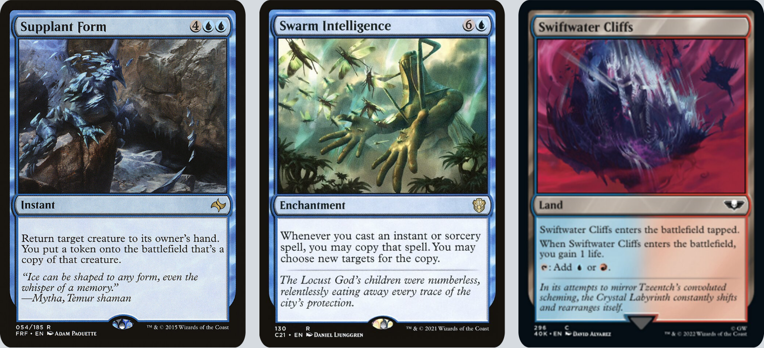 mtg riku commander deck of Many Paths Tech First Thoughts Outlaws of Thunder Junction Preview Spoiler Create a 1/1 blue Bird creature token with flying. What cards to add to