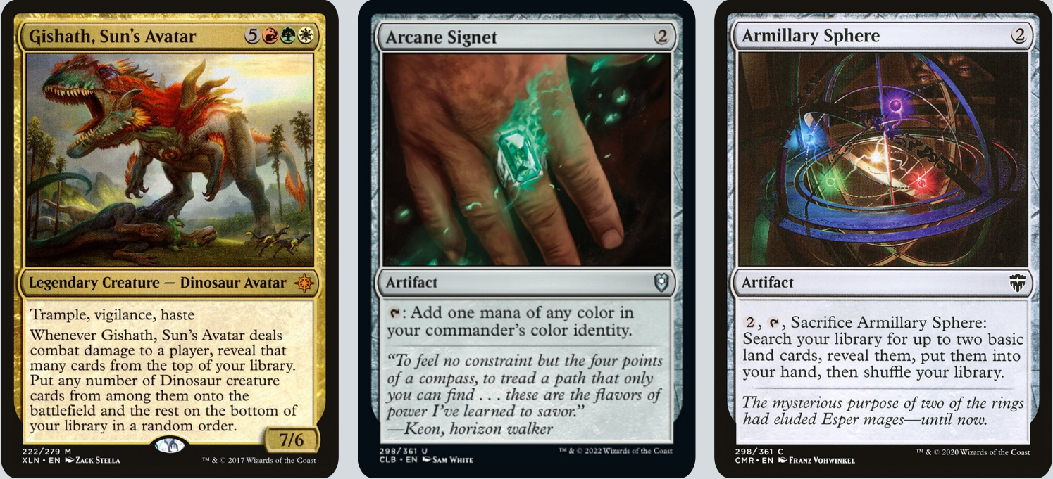 MTG Magic 100-Karten Commander Deck - Gishath, Sun's Avatar (Dinosaurier, Urgewalt) *SECRET LAIR Special*
