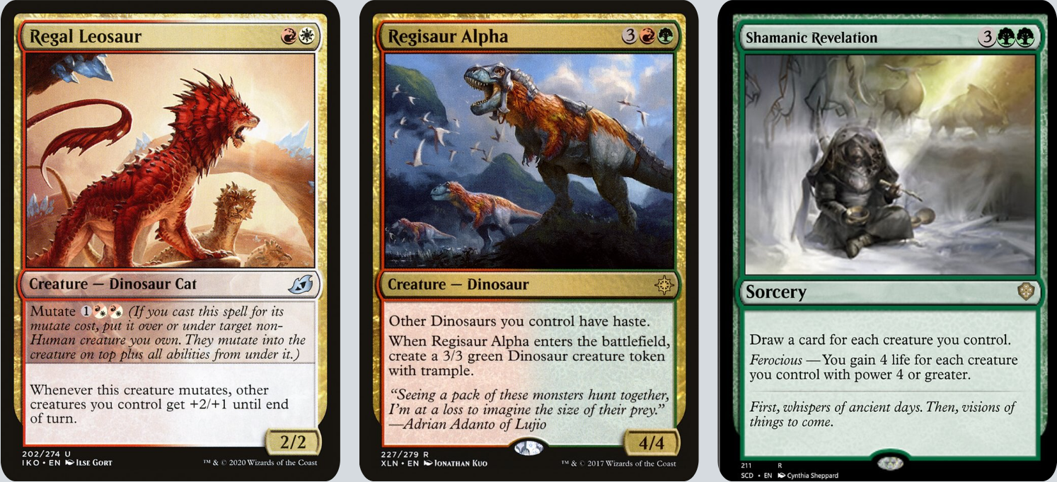 MTG Magic 100-Karten Commander Deck - Gishath, Sun's Avatar (Dinosaurier, Urgewalt) *SECRET LAIR Special*