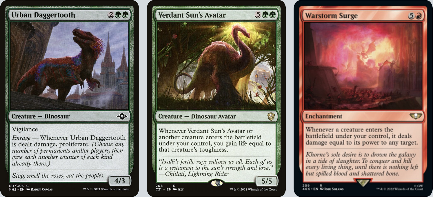 MTG Magic 100-Karten Commander Deck - Gishath, Sun's Avatar (Dinosaurier, Urgewalt) *SECRET LAIR Special*