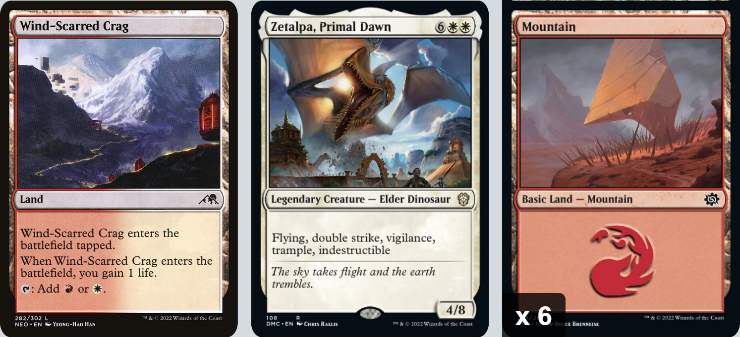 MTG Magic 100-Karten Commander Deck - Gishath, Sun's Avatar (Dinosaurier, Urgewalt) *SECRET LAIR Special*