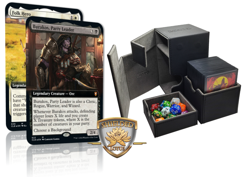 MTG Magic the Gathering Commander Deck - Burakos, Party Leader // Folk Hero (Background)