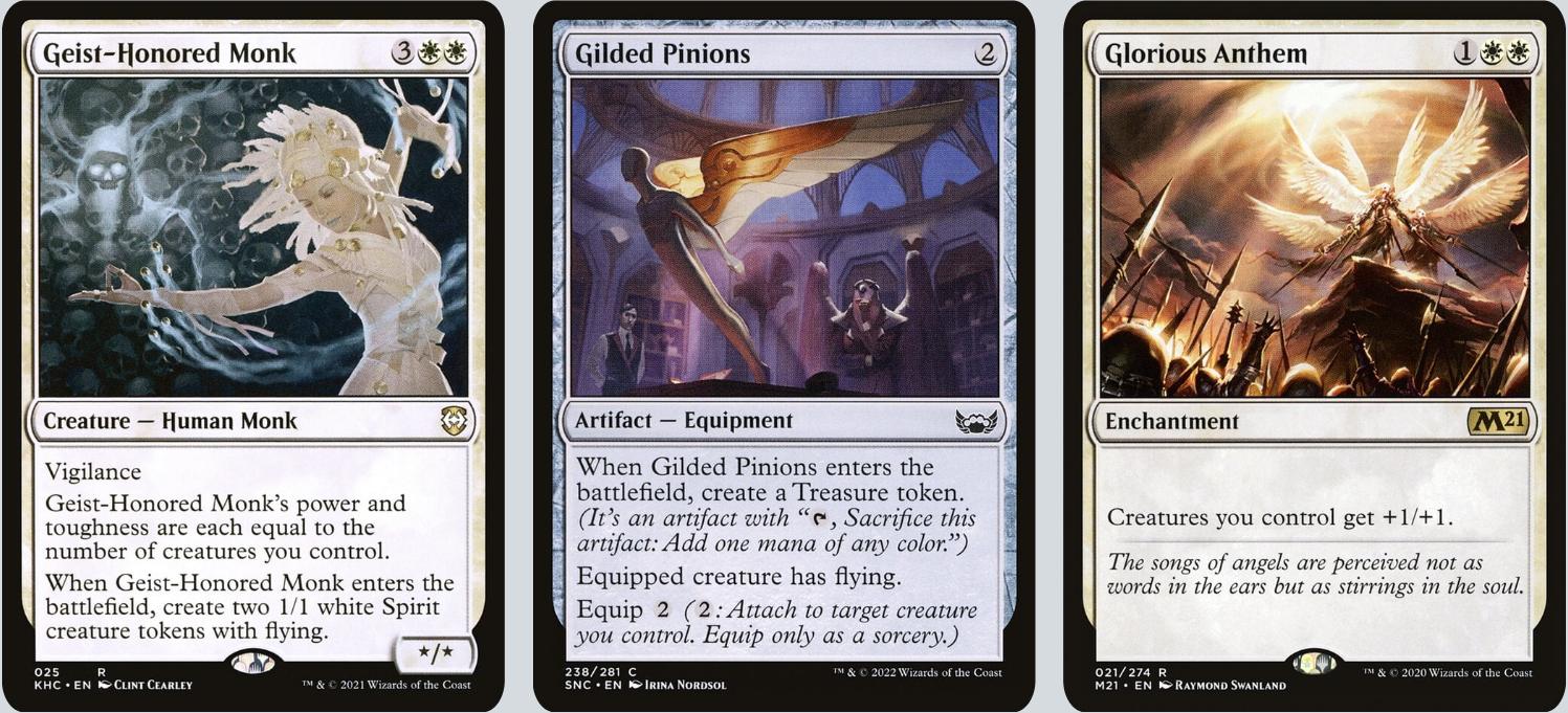 MTG Magic 100-Karten Commander Deck - Oketra the True (Mono White Tokens, Indestructible)