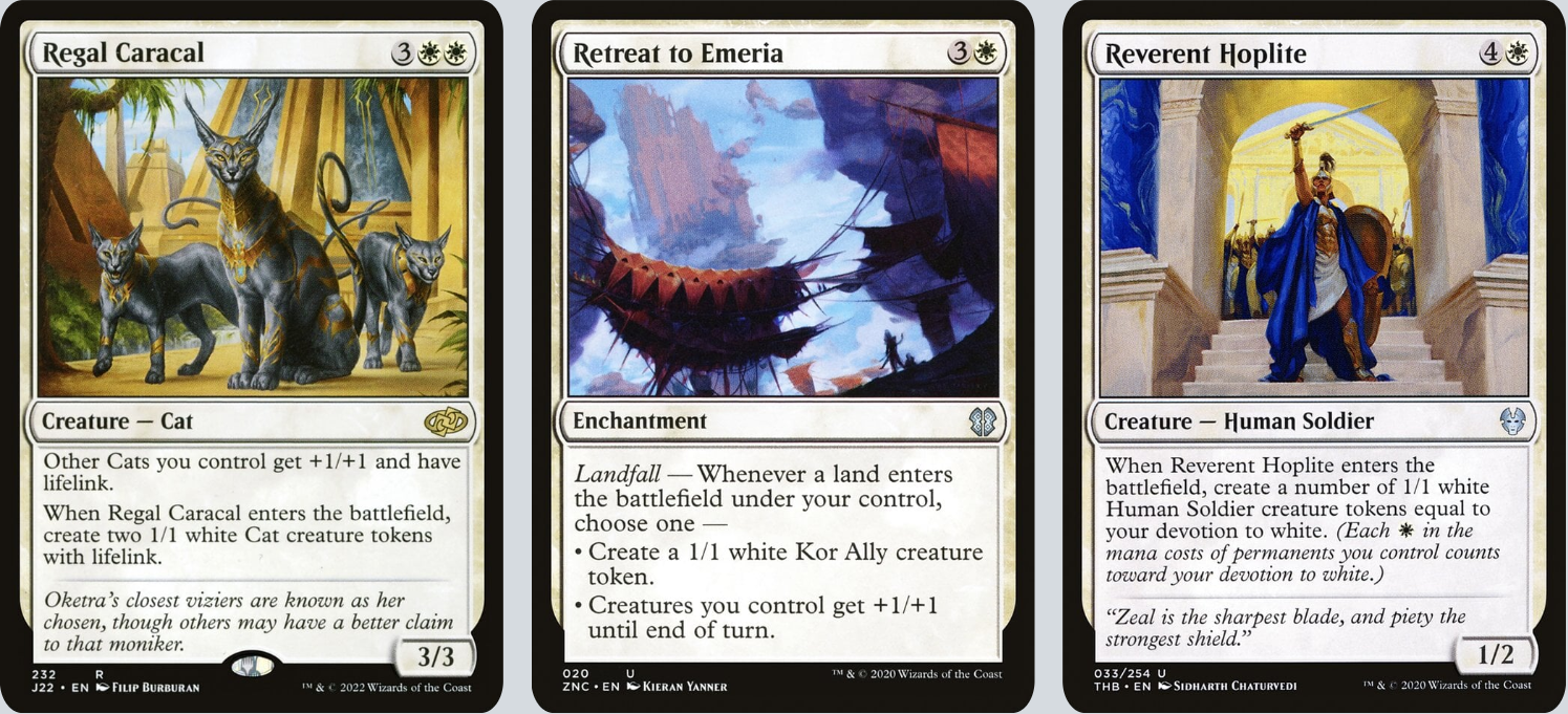 MTG Magic 100-Karten Commander Deck - Oketra the True (Mono White Tokens, Indestructible)