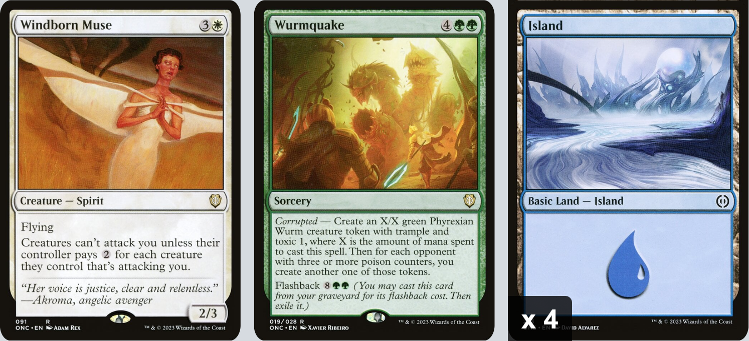 MTG Magic the Gathering Commander Deck - Atraxa, Grand Unifier (Phyrexian, Poison)