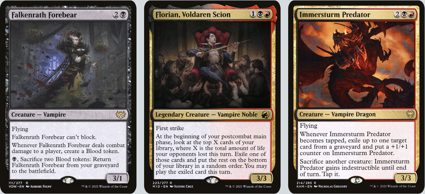 MTG Magic the Gathering 60 Karten Deck - Anje, Maid of Dishonor & Florian Vampires