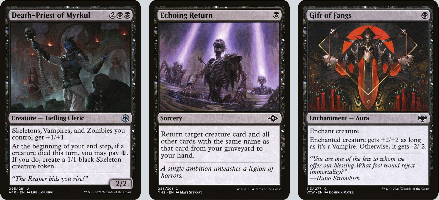 MTG Magic the Gathering 60 Karten Deck - Timothar (Mono Black Vampire)