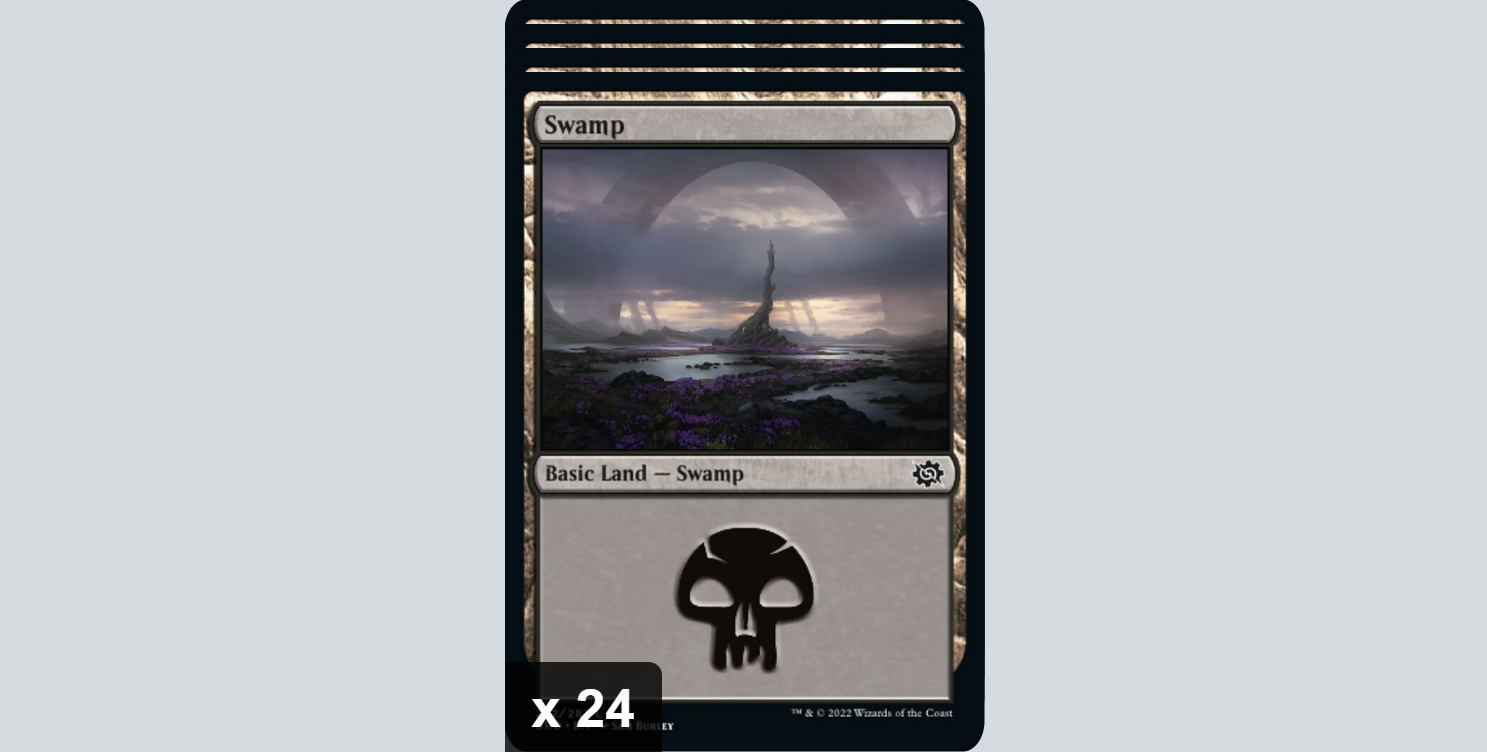 MTG Magic the Gathering 60 Karten Deck - Timothar (Mono Black Vampire)