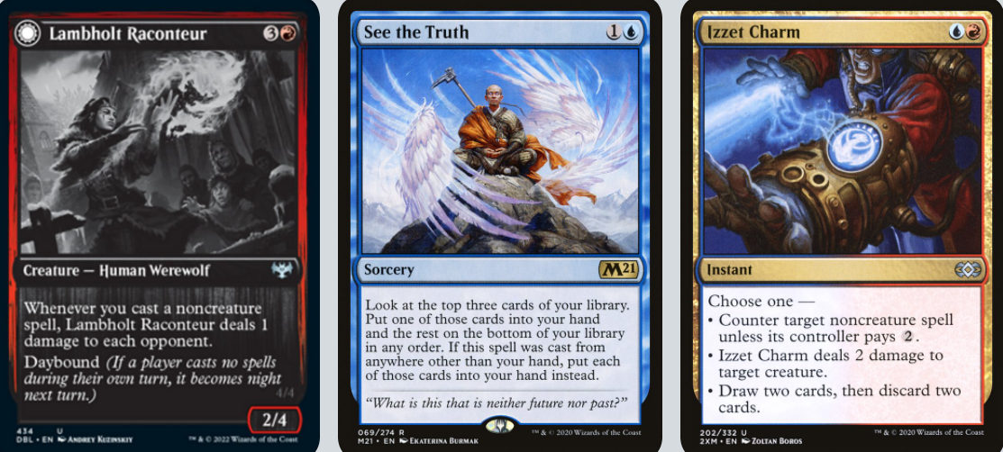 MTG Magic 100-Karten Commander Deck - Eruth (Zaubersprüche) Blau / Rot