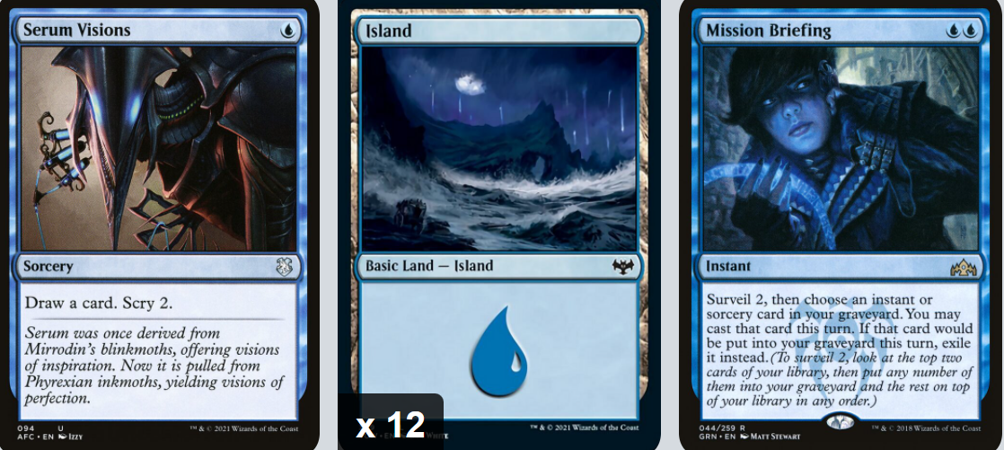 MTG Magic 100-Karten Commander Deck - Eruth (Zaubersprüche) Blau / Rot