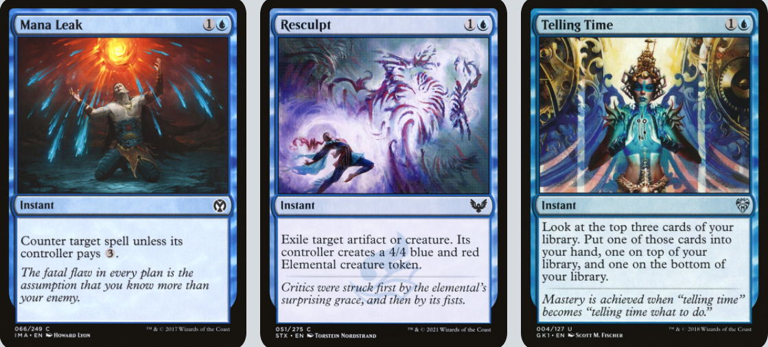 MTG Magic 100-Karten Commander Deck - Eruth (Zaubersprüche) Blau / Rot