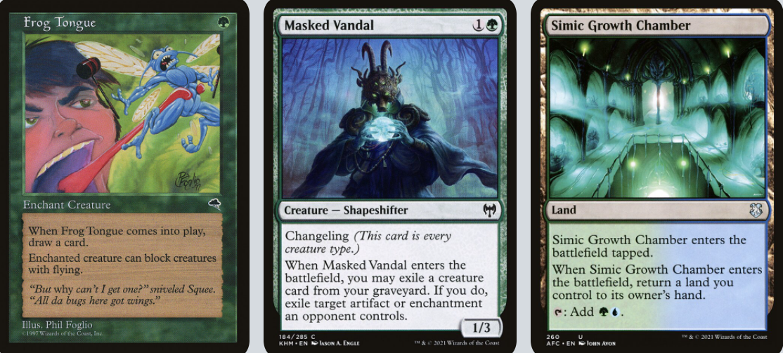MTG Magic 100-Karten Commander Deck - Grolnok (Frog, Friedhof) Grün/Blau