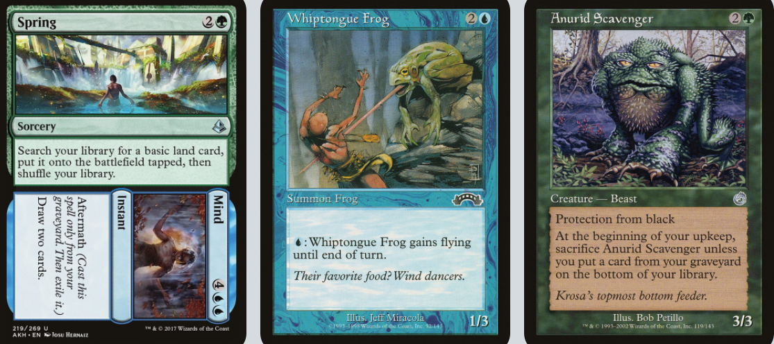 MTG Magic 100-Karten Commander Deck - Grolnok (Frog, Friedhof) Grün/Blau
