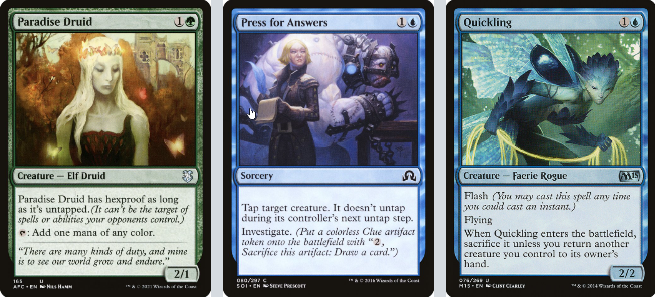MTG Magic 100-Karten Commander Deck - Lonis (Investigate, Hinweise) Grün / Blau