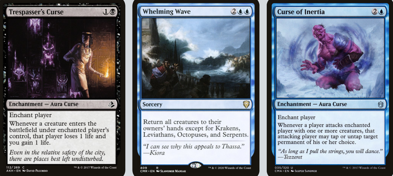 MTG Magic 100-Karten Commander Deck - Lynde (Fluch, Curse) Schwarz/Blau/Rot
