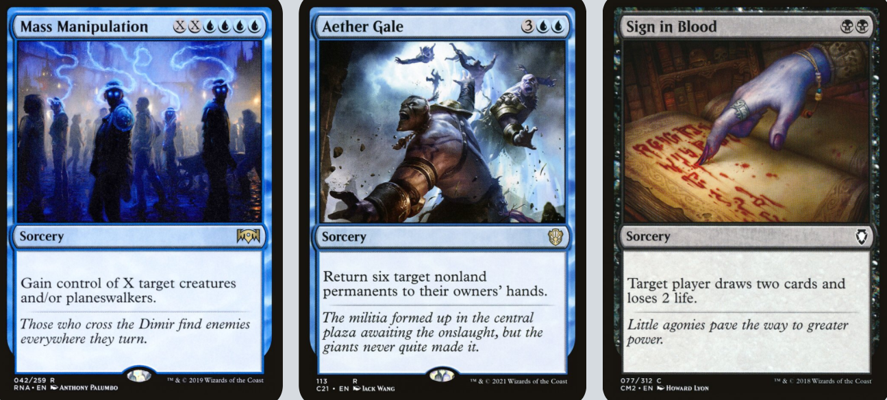 MTG Magic 100-Karten Commander Deck - Lynde (Fluch, Curse) Schwarz/Blau/Rot