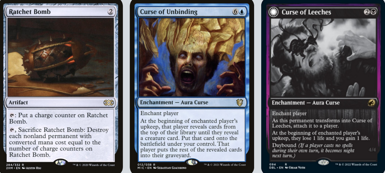 MTG Magic 100-Karten Commander Deck - Lynde (Fluch, Curse) Schwarz/Blau/Rot