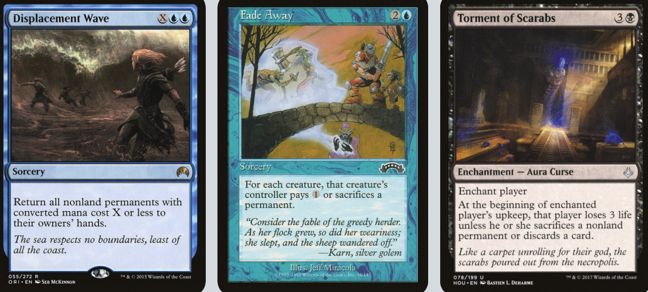 MTG Magic 100-Karten Commander Deck - Lynde (Fluch, Curse) Schwarz/Blau/Rot