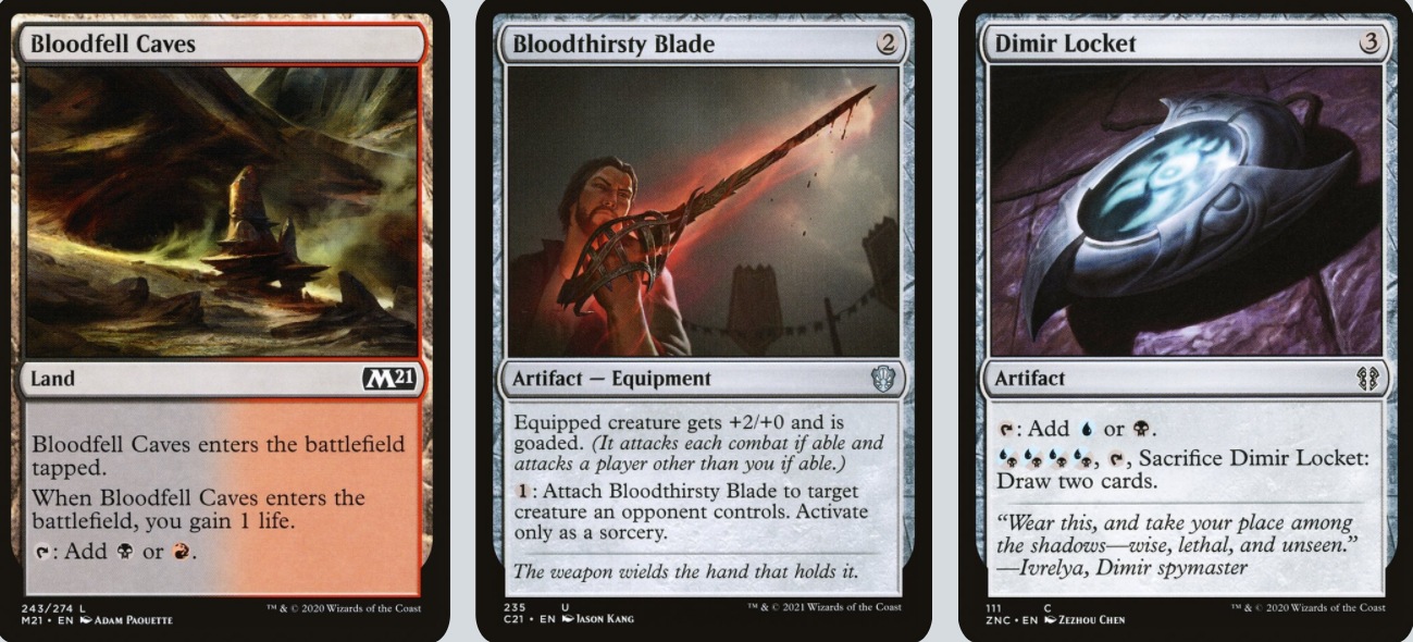 MTG Magic 100-Karten Commander Deck - Lynde (Fluch, Curse) Schwarz/Blau/Rot