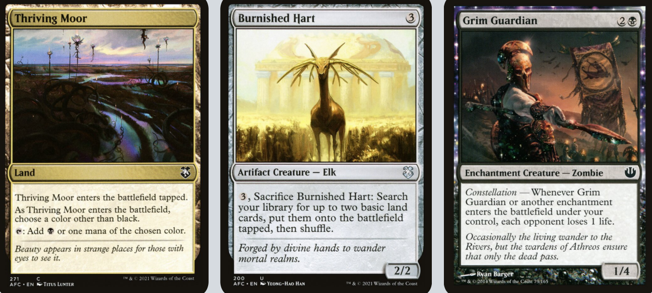 MTG Magic 100-Karten Commander Deck - Lynde (Fluch, Curse) Schwarz/Blau/Rot