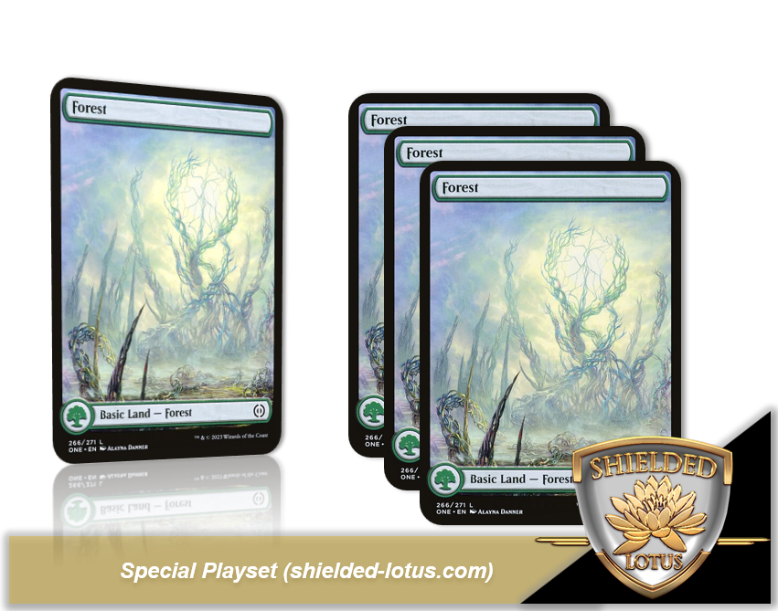 MTG Phyrexia Alles wird eins - Forest Special Playset EX/NM