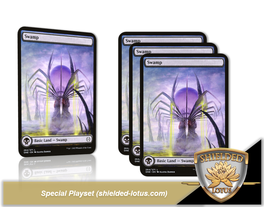 MTG Phyrexia Alles wird eins - Swamp Special Playset EX/NM