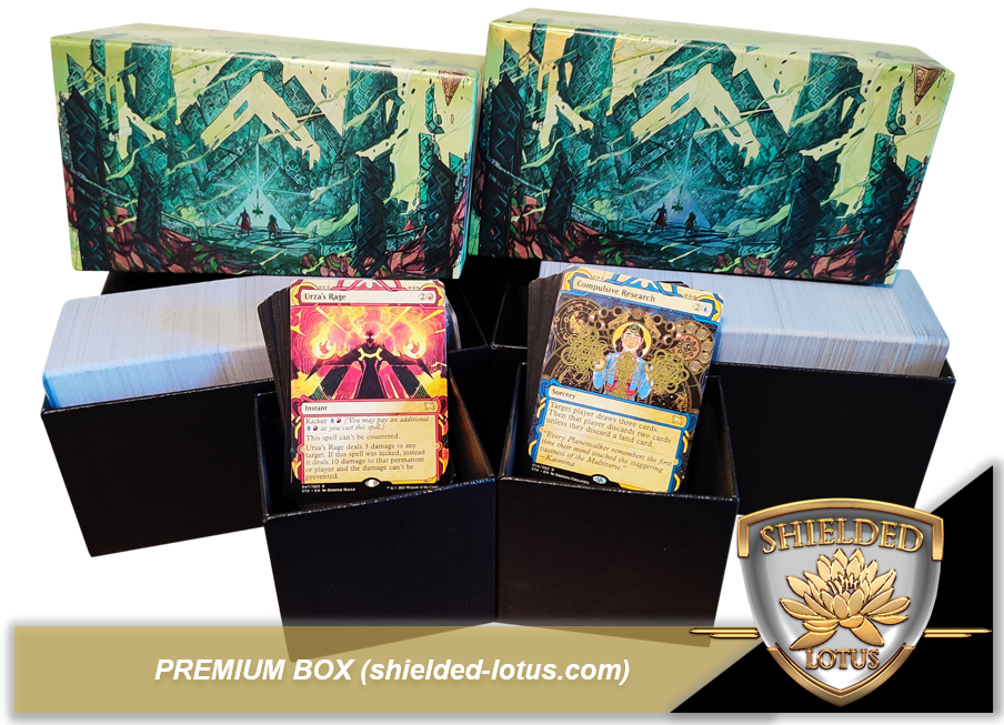 MTG Magic the Gathering - 1000 Karten *PREMIUM BOX* (Mythic, Rare, UC, C)