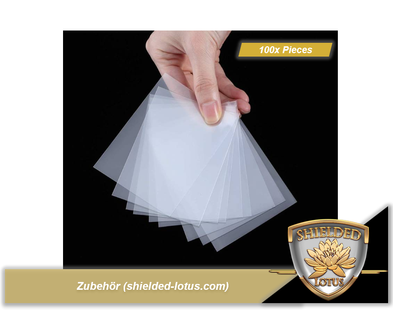 Shielded Lotus - 100x Classic Sleeves transparent (MTG)