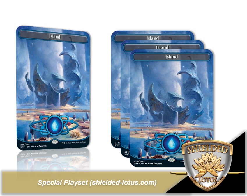 MTG Unfinity - Island Special Playset EX/NM