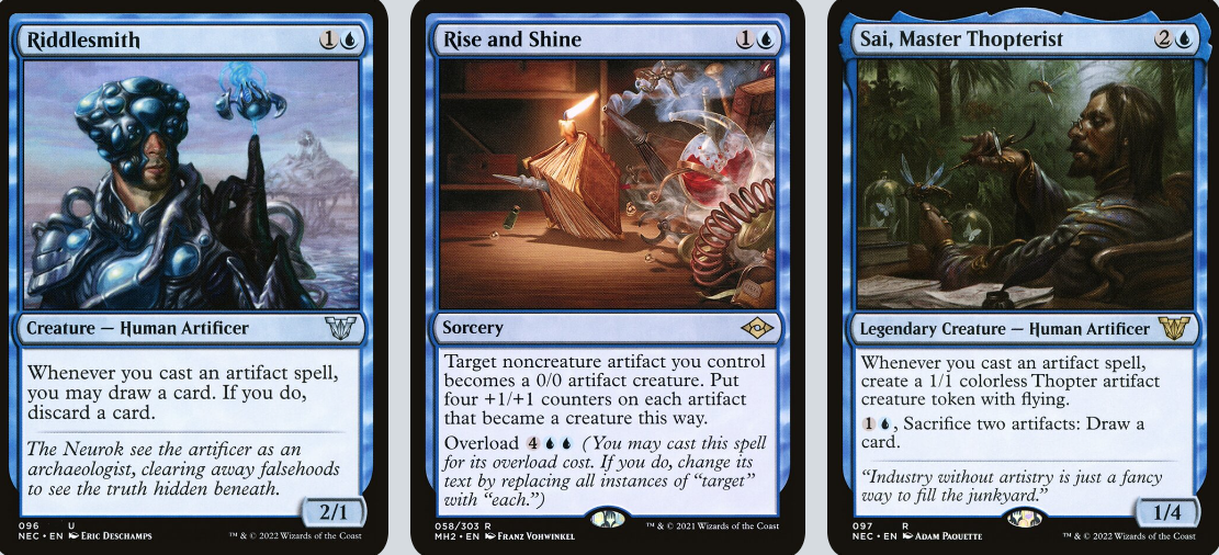 affinity commander deck mtg Magic: The Gathering The Brothers' War Retro-Frame Final Fantasy 7 Urza, Lord